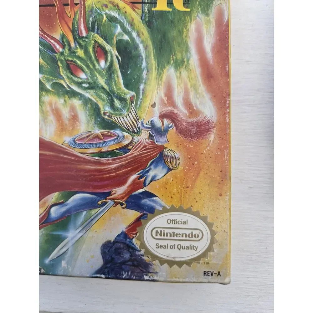 DRAGON WARRIOR 1 - NES Game - COMPLETE w/ Cart Manual Box Foam CIB